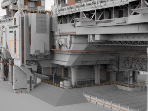 The missile attack warning system 3D Model
