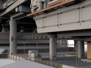 The missile attack warning system 3D Model