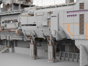 The missile attack warning system 3D Model