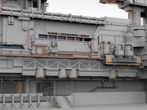 The missile attack warning system 3D Model
