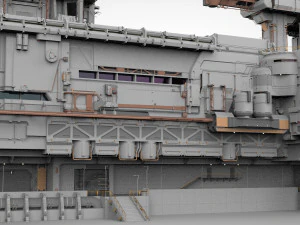 The missile attack warning system 3D Model