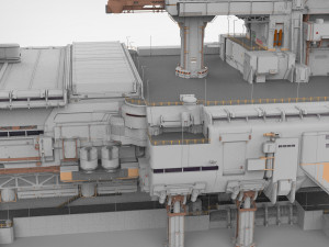 The missile attack warning system 3D Model