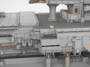 The missile attack warning system 3D Model
