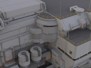 The missile attack warning system 3D Model