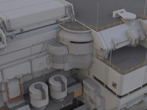 The missile attack warning system 3D Model