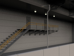 The missile attack warning system 3D Model