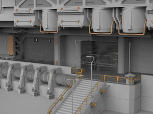 The missile attack warning system 3D Model