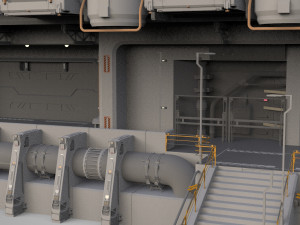 The missile attack warning system 3D Model