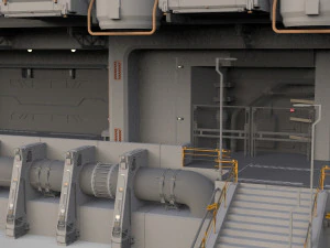 The missile attack warning system 3D Model