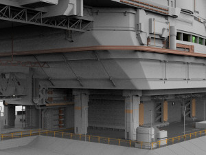 The missile attack warning system 3D Model