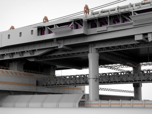 The missile attack warning system 3D Model