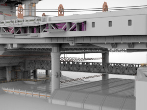 The missile attack warning system 3D Model