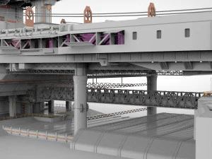 The missile attack warning system 3D Model