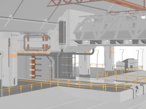The missile attack warning system 3D Model