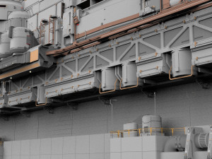 The missile attack warning system 3D Model