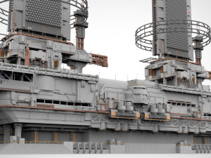 The missile attack warning system 3D Model