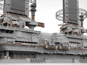The missile attack warning system 3D Model