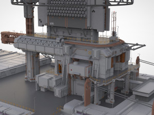 The missile attack warning system 3D Model
