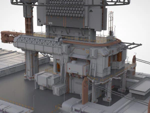 The missile attack warning system 3D Model
