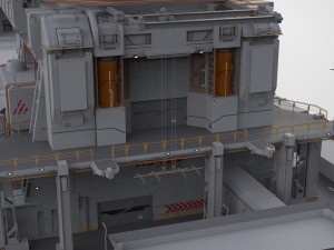 The missile attack warning system 3D Model