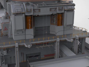 The missile attack warning system 3D Model