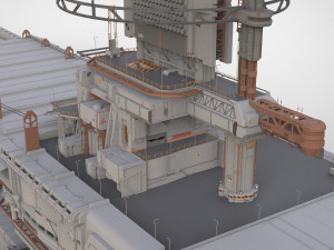 The missile attack warning system 3D Model