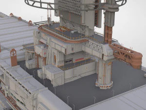 The missile attack warning system 3D Model