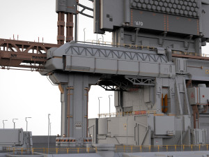 The missile attack warning system 3D Model