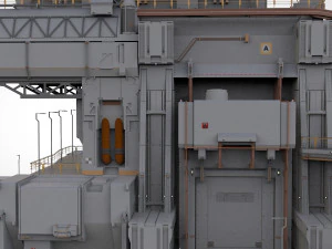 The missile attack warning system 3D Model