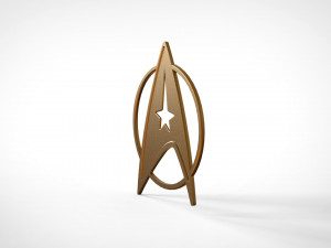 Star trek logo 3D मॉडल