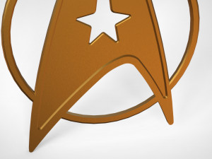 Star trek logo 3D मॉडल