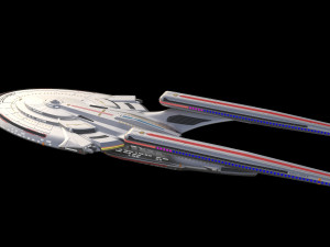 Star trek uss enterprise ncc 1701-f 3D 모델