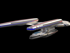 Star trek uss enterprise ncc 1701-f 3D 모델