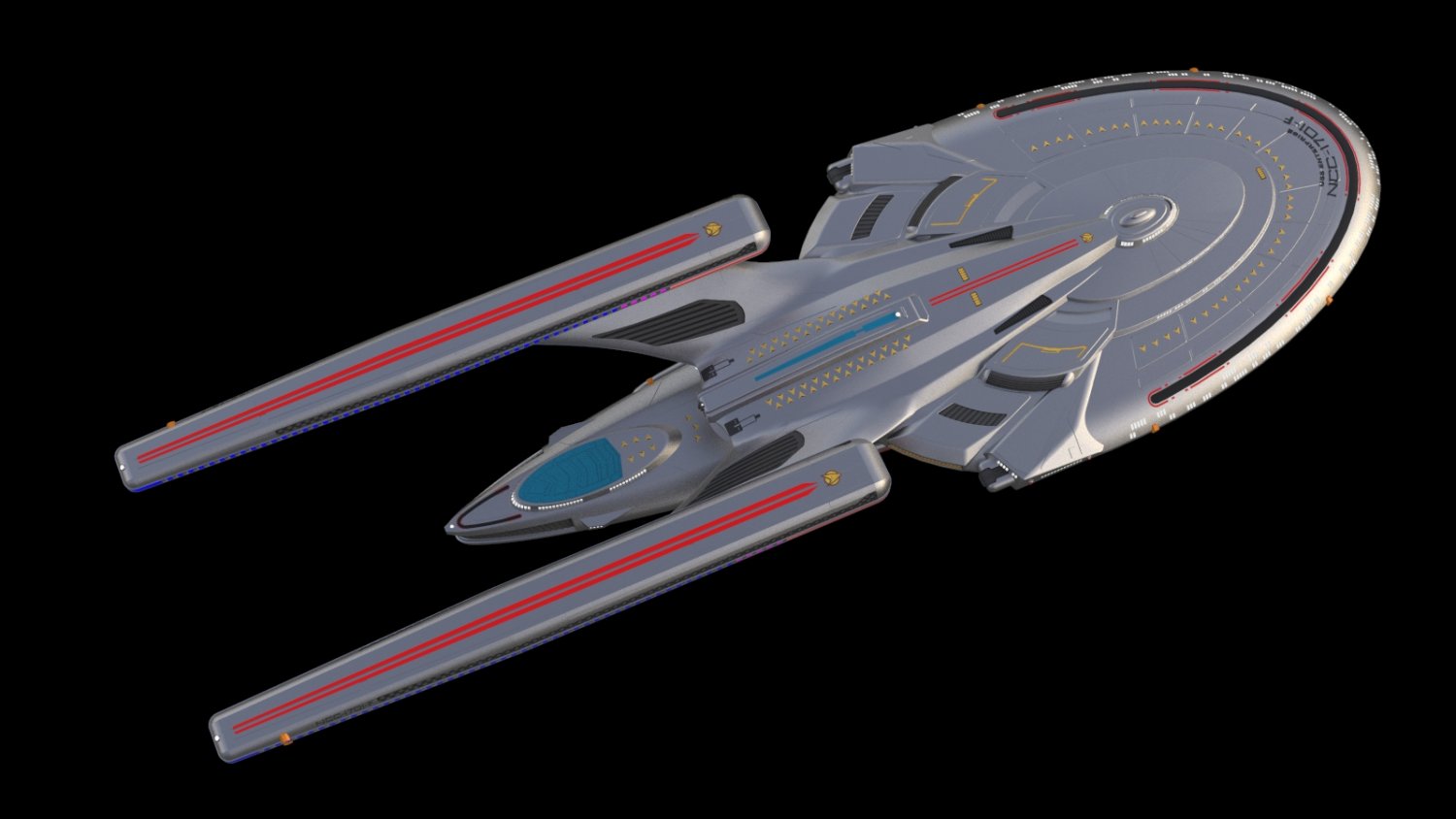 Star trek uss enterprise ncc 1701f 3D Model in Fantasy