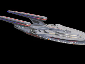 Star trek uss enterprise ncc 1701-f 3D Model