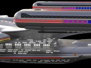 Star trek uss enterprise ncc 1701-f 3D 모델