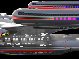 Star trek uss enterprise ncc 1701-f 3D Model