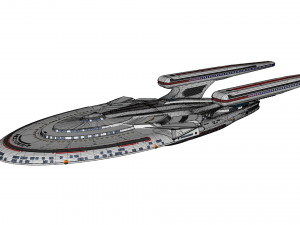 Star trek uss enterprise ncc 1701-f 3D 모델
