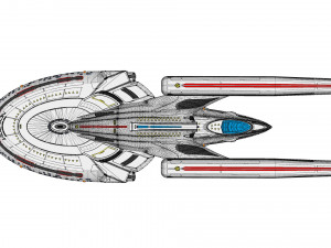 Star trek uss enterprise ncc 1701-f 3D 모델