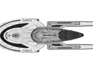 Star trek uss enterprise ncc 1701-f 3D Model