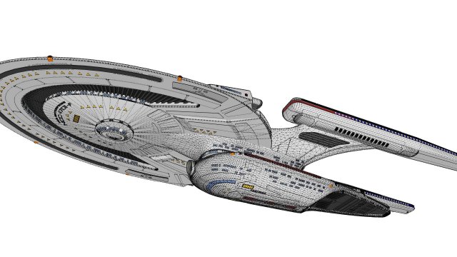 modèle 3D de Star Trek Enterprise NCC 1701 - TurboSquid 1079421
