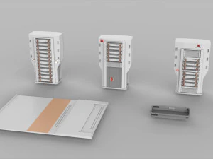 Sci-fi architecture elements collection 7 3D Model
