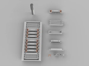 Sci-fi architecture elements collection 7 3D Model