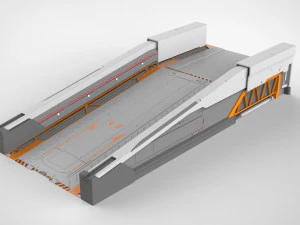 Sci-fi architecture elements collection 13 3D Model