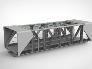 Sci-fi architecture elements collection 13 3D 模型