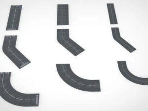 Sci-fi architecture elements collection 13 3D Model