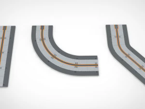 Sci-fi architecture elements collection 13 3D Model