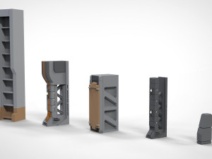 Sci-fi architecture elements collection 13 3D 模型