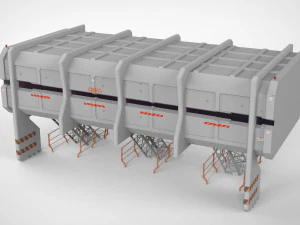 Sci-fi architecture elements collection 13 3D Model