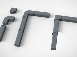 Sci-fi architecture elements collection 13 3D Model